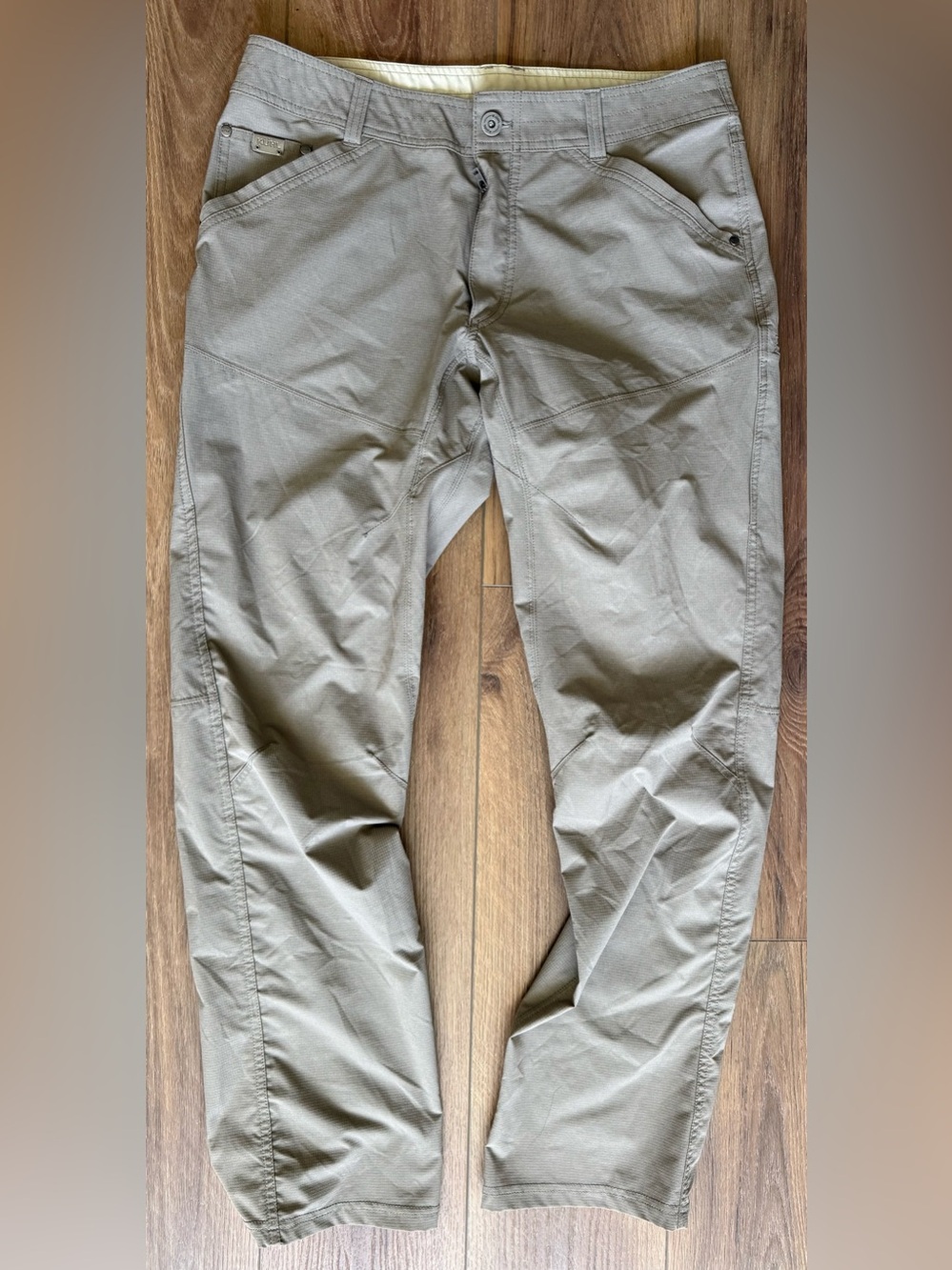 KÜHL Silencr Pant Men's 34x32 Beige REFLEX Softshell Hiking Outdoor 5166 EUC